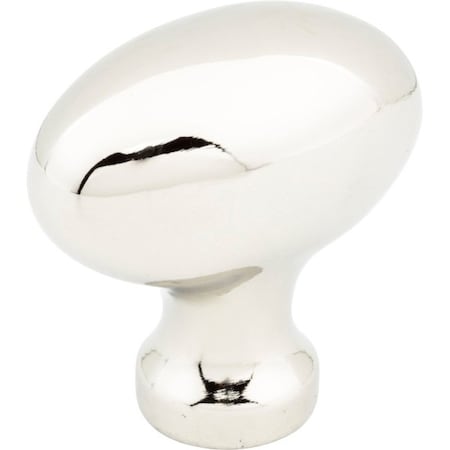 Jeffrey Alexander 1-9/16" Overall Length Polished Nickel Football Lyon Cabinet Knob 3991NI